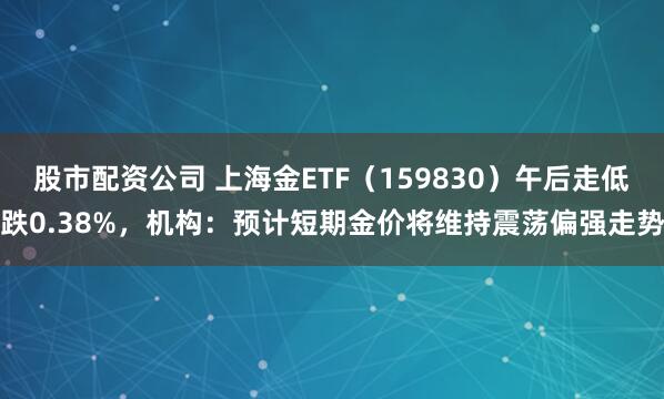股市配资公司 上海金ETF(159830)午后走低跌0.38%,机构:预计短期金价将维持震荡偏强走势